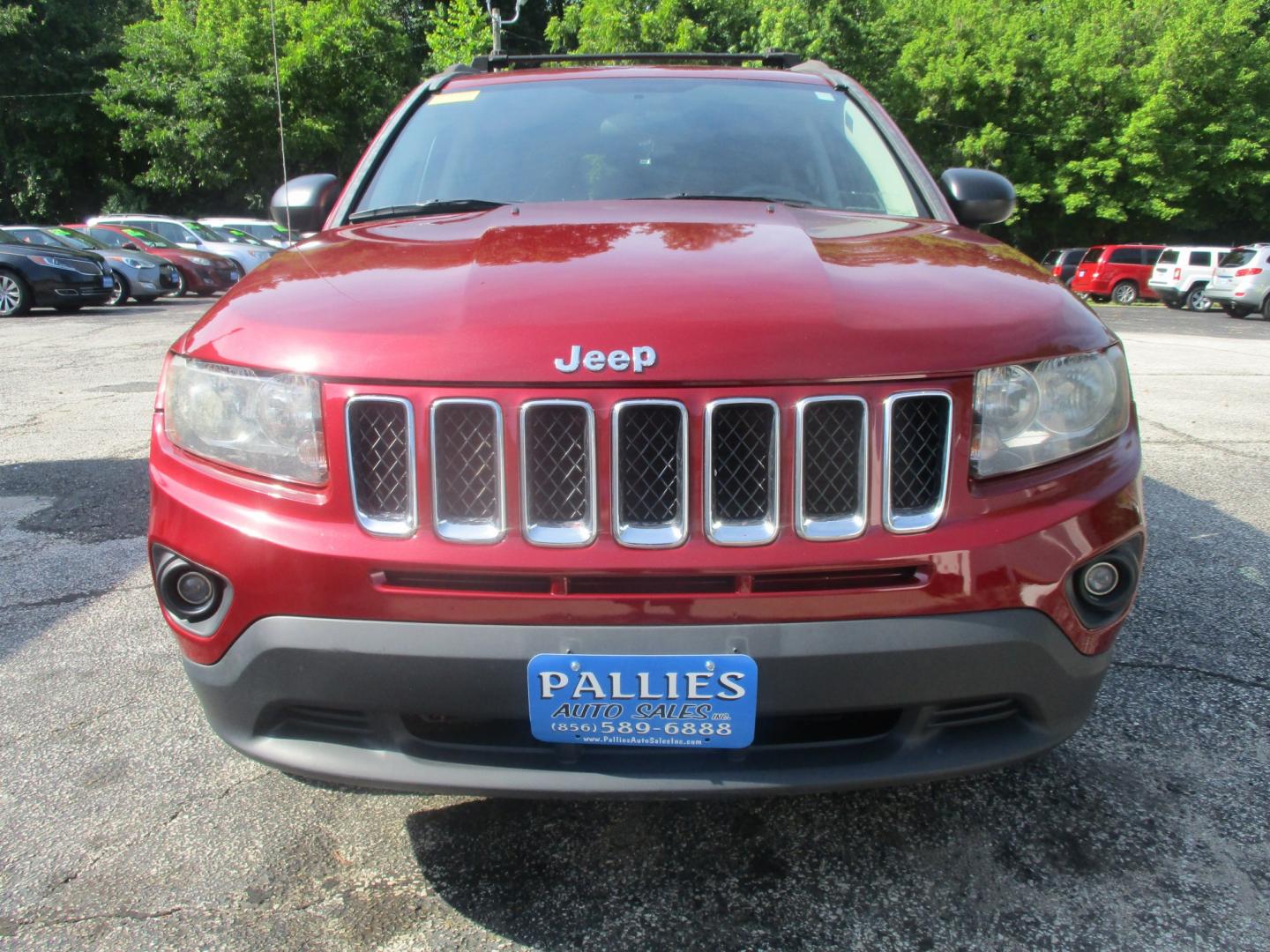 2014 RED Jeep Compass Sport 4WD (1C4NJDBB1ED) with an 2.4L L4 DOHC 16V engine, located at 540a Delsea Drive, Sewell, NJ, 08080, (987) 867-5309, 39.752560, -75.111206- Photo#8
