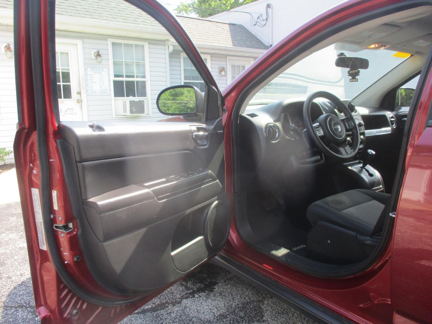 2014 RED Jeep Compass Sport 4WD (1C4NJDBB1ED) with an 2.4L L4 DOHC 16V engine, located at 540a Delsea Drive, Sewell, NJ, 08080, (987) 867-5309, 39.752560, -75.111206- Photo#9