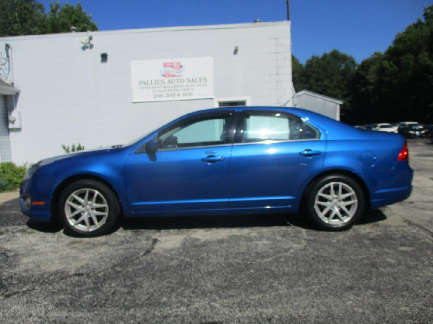 2012 BLUE Ford Fusion SEL (3FAHP0JG2CR) with an 3.0L V6 DOHC 24V engine, located at 540a Delsea Drive, Sewell, NJ, 08080, (987) 867-5309, 39.752560, -75.111206- Photo#1