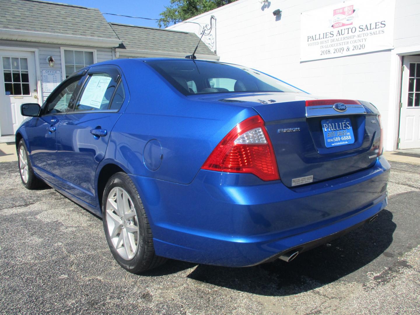 2012 BLUE Ford Fusion SEL (3FAHP0JG2CR) with an 3.0L V6 DOHC 24V engine, located at 540a Delsea Drive, Sewell, NJ, 08080, (987) 867-5309, 39.752560, -75.111206- Photo#2