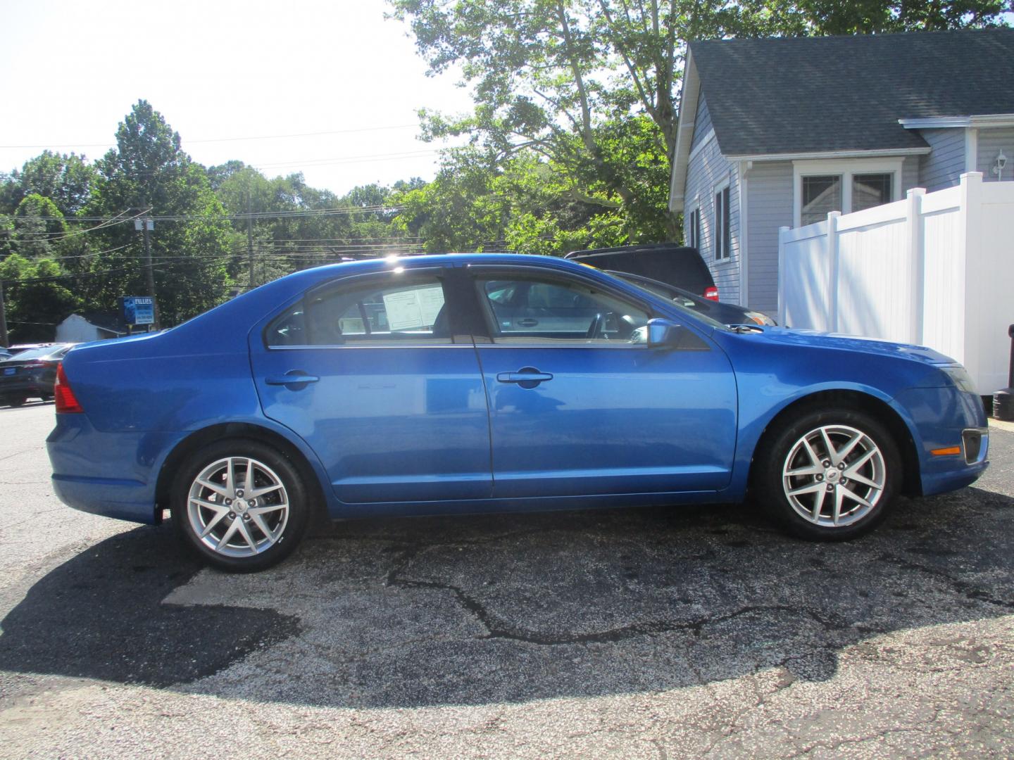 2012 BLUE Ford Fusion SEL (3FAHP0JG2CR) with an 3.0L V6 DOHC 24V engine, located at 540a Delsea Drive, Sewell, NJ, 08080, (987) 867-5309, 39.752560, -75.111206- Photo#8