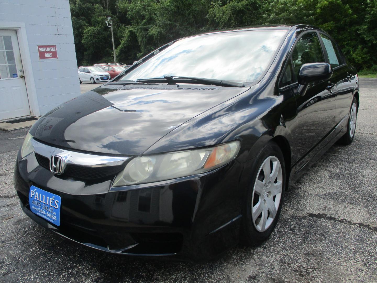 2011 BLACK Honda Civic LX Sedan 5-Speed AT (19XFA1F5XBE) with an 1.8L L4 SOHC 16V engine, 5A transmission, located at 540a Delsea Drive, Sewell, NJ, 08080, (987) 867-5309, 39.752560, -75.111206- Photo#0