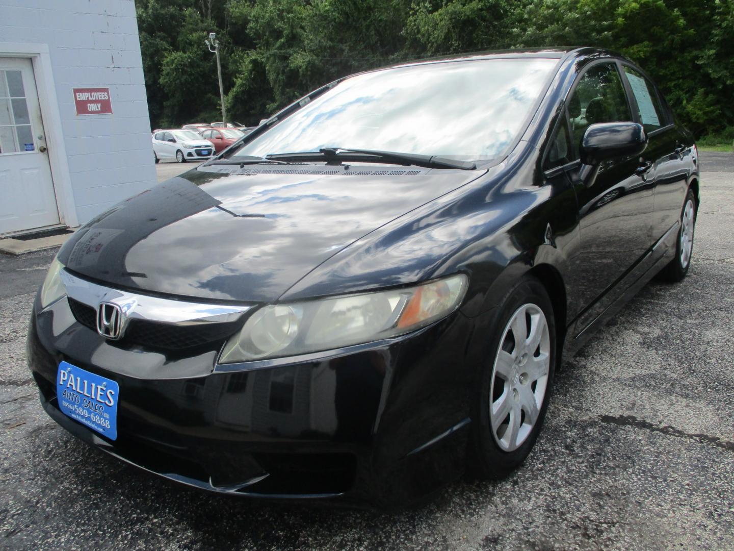 2011 BLACK Honda Civic LX Sedan 5-Speed AT (19XFA1F5XBE) with an 1.8L L4 SOHC 16V engine, 5A transmission, located at 540a Delsea Drive, Sewell, NJ, 08080, (987) 867-5309, 39.752560, -75.111206- Photo#0