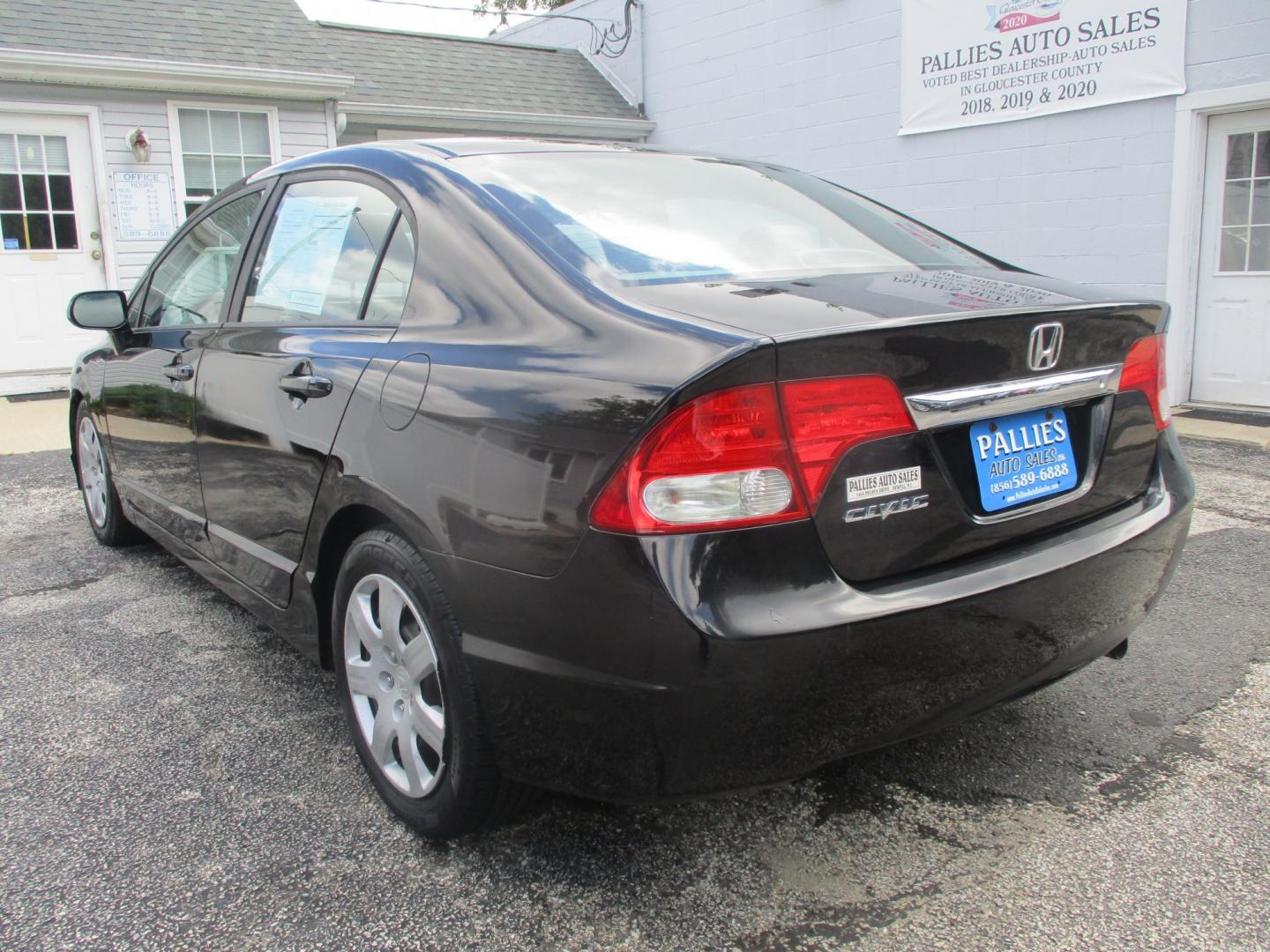 2011 BLACK Honda Civic LX Sedan 5-Speed AT (19XFA1F5XBE) with an 1.8L L4 SOHC 16V engine, 5A transmission, located at 540a Delsea Drive, Sewell, NJ, 08080, (987) 867-5309, 39.752560, -75.111206- Photo#2