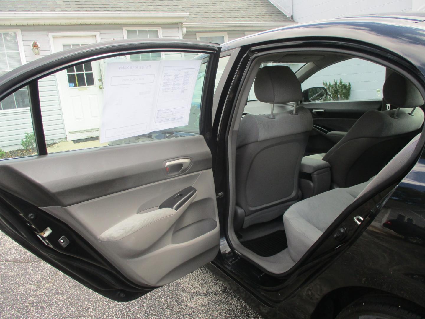 2011 BLACK Honda Civic LX Sedan 5-Speed AT (19XFA1F5XBE) with an 1.8L L4 SOHC 16V engine, 5A transmission, located at 540a Delsea Drive, Sewell, NJ, 08080, (987) 867-5309, 39.752560, -75.111206- Photo#12