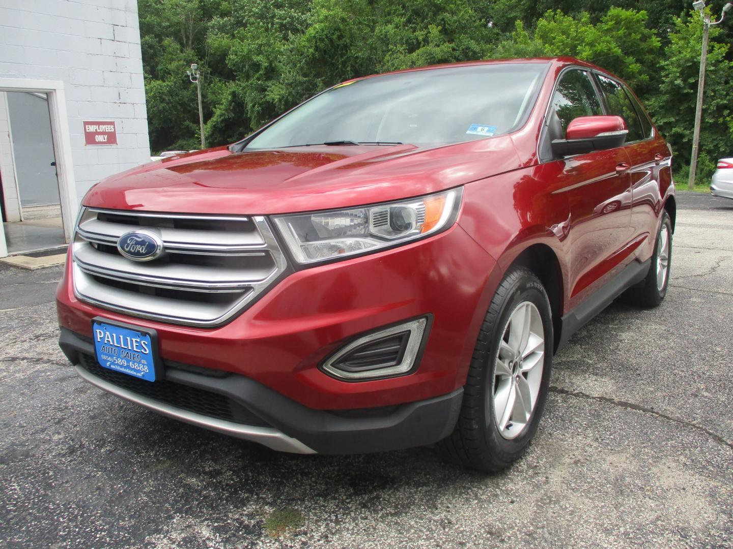 2016 RED Ford Edge SEL AWD (2FMPK4J87GB) with an 3.5L V6 DOHC 24V engine, 6A transmission, located at 540a Delsea Drive, Sewell, NJ, 08080, (987) 867-5309, 39.752560, -75.111206- Photo#0