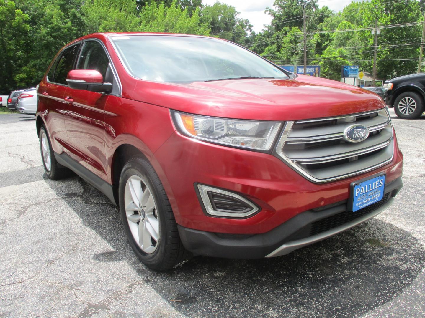 2016 RED Ford Edge SEL AWD (2FMPK4J87GB) with an 3.5L V6 DOHC 24V engine, 6A transmission, located at 540a Delsea Drive, Sewell, NJ, 08080, (987) 867-5309, 39.752560, -75.111206- Photo#8