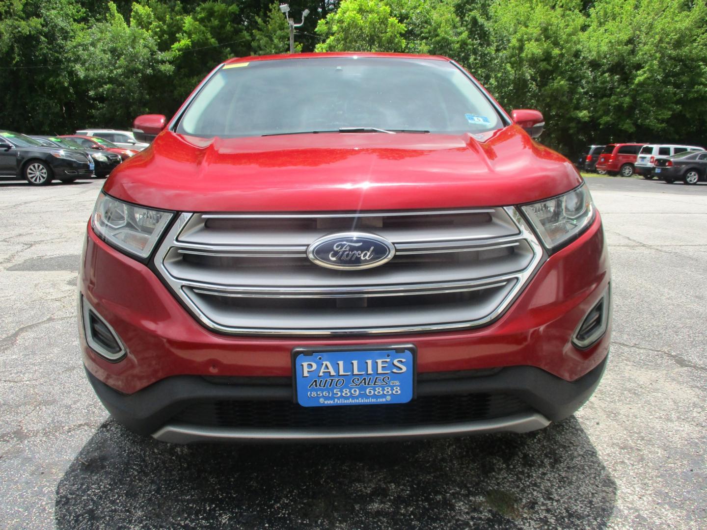 2016 RED Ford Edge SEL AWD (2FMPK4J87GB) with an 3.5L V6 DOHC 24V engine, 6A transmission, located at 540a Delsea Drive, Sewell, NJ, 08080, (987) 867-5309, 39.752560, -75.111206- Photo#9