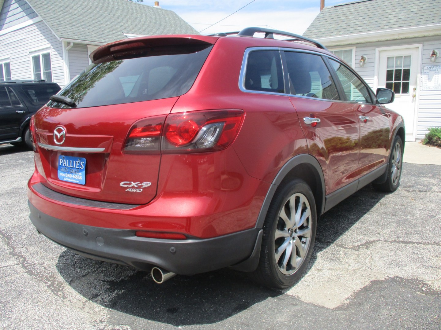 2014 RED Mazda CX-9 Grand Touring AWD (JM3TB3DVXE0) with an 3.7L V6 DOHC 24V engine, 6A transmission, located at 540a Delsea Drive, Sewell, NJ, 08080, (987) 867-5309, 39.752560, -75.111206- Photo#6