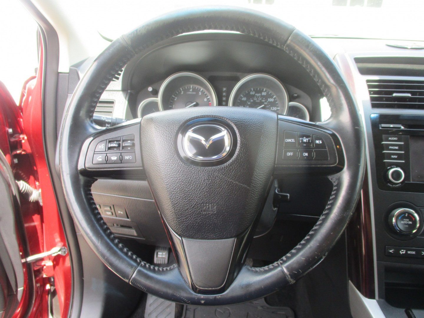 2014 RED Mazda CX-9 Grand Touring AWD (JM3TB3DVXE0) with an 3.7L V6 DOHC 24V engine, 6A transmission, located at 540a Delsea Drive, Sewell, NJ, 08080, (987) 867-5309, 39.752560, -75.111206- Photo#17
