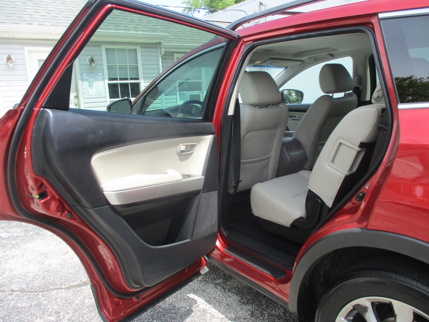 2014 RED Mazda CX-9 Grand Touring AWD (JM3TB3DVXE0) with an 3.7L V6 DOHC 24V engine, 6A transmission, located at 540a Delsea Drive, Sewell, NJ, 08080, (987) 867-5309, 39.752560, -75.111206- Photo#13
