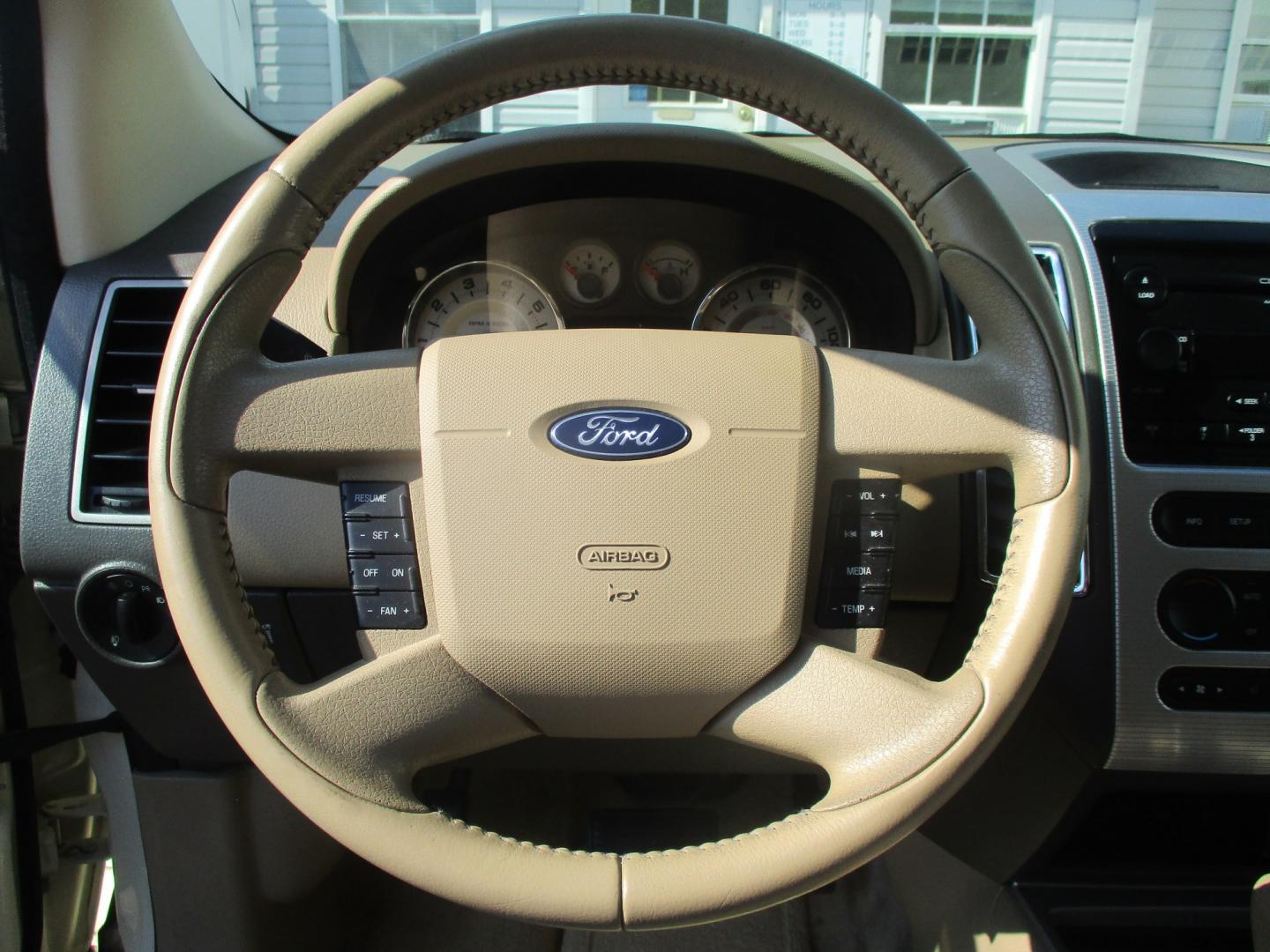 2007 WHITE Ford Edge SEL Plus AWD (2FMDK49C77B) with an 3.5L V6 DOHC 24V engine, 6A OD transmission, located at 540a Delsea Drive, Sewell, NJ, 08080, (987) 867-5309, 39.752560, -75.111206- Photo#16