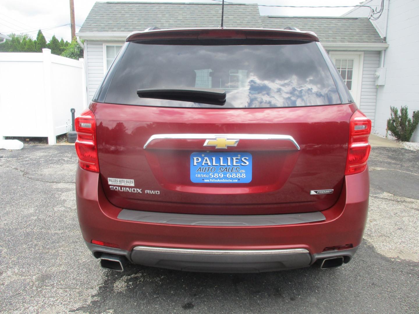 2017 RED Chevrolet Equinox Premier AWD (2GNFLGE30H6) with an 3.6L V6 DOHC 24V engine, 6A transmission, located at 540a Delsea Drive, Sewell, NJ, 08080, (987) 867-5309, 39.752560, -75.111206- Photo#3