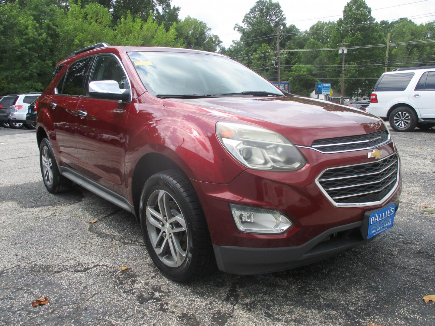 2017 RED Chevrolet Equinox Premier AWD (2GNFLGE30H6) with an 3.6L V6 DOHC 24V engine, 6A transmission, located at 540a Delsea Drive, Sewell, NJ, 08080, (987) 867-5309, 39.752560, -75.111206- Photo#9