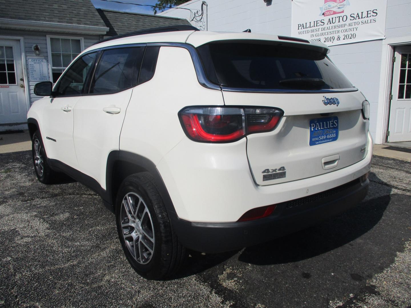 2019 WHITE Jeep Compass Sport 4WD (3C4NJDBB8KT) with an 2.4L L4 DOHC 16V engine, located at 540a Delsea Drive, Sewell, NJ, 08080, (987) 867-5309, 39.752560, -75.111206- Photo#2