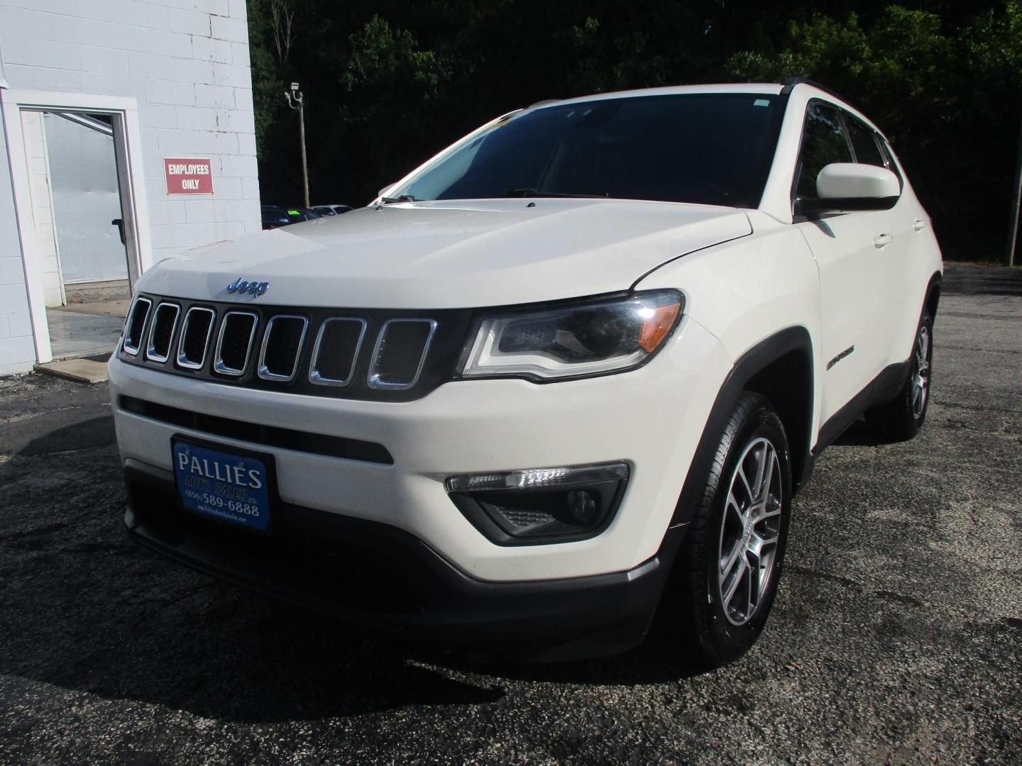 2019 WHITE Jeep Compass Sport 4WD (3C4NJDBB8KT) with an 2.4L L4 DOHC 16V engine, located at 540a Delsea Drive, Sewell, NJ, 08080, (987) 867-5309, 39.752560, -75.111206- Photo#0