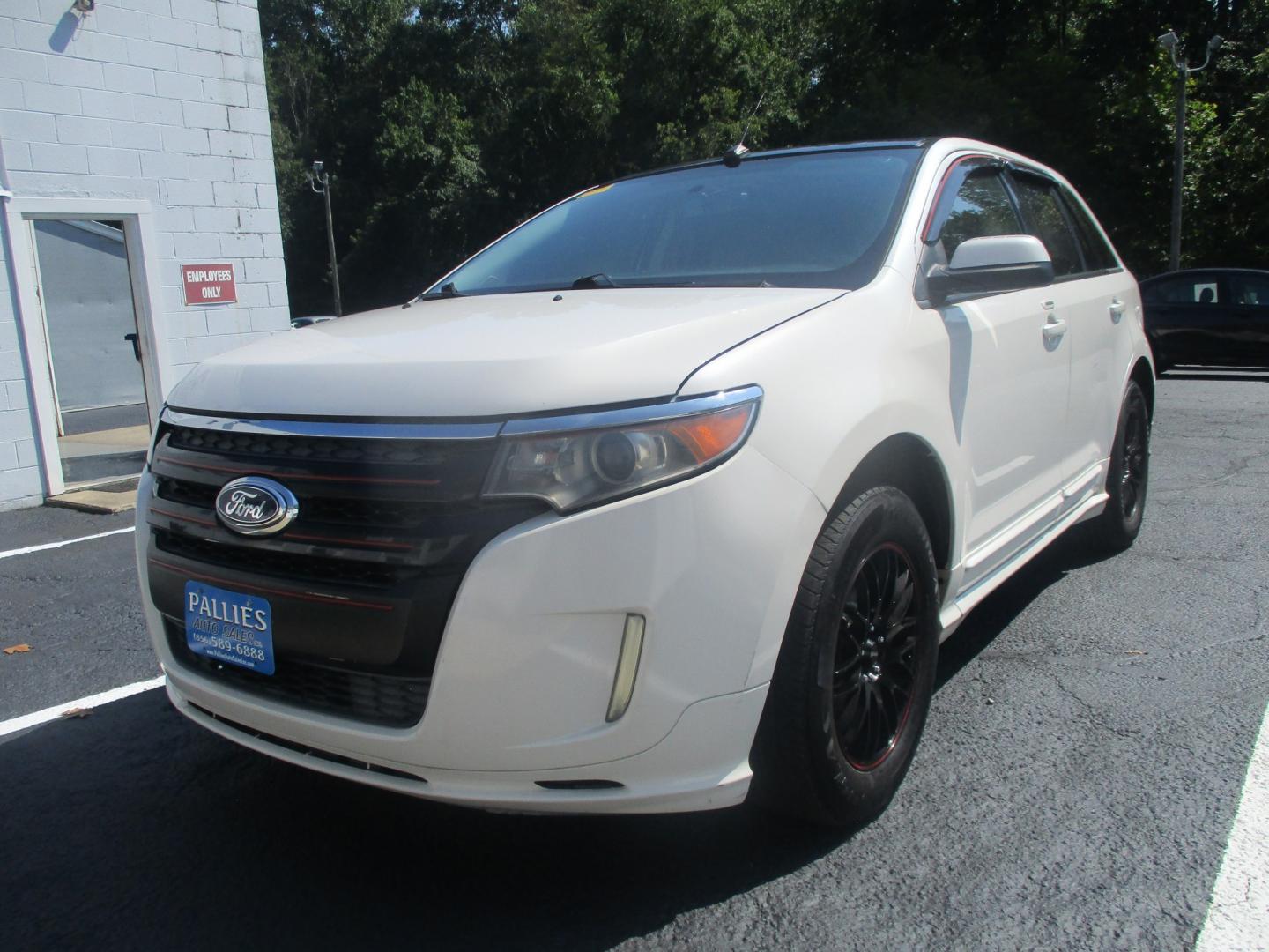 2013 WHITE Ford Edge Sport AWD (2FMDK4AKXDB) with an 3.7L V6 DOHC 24V engine, 6A transmission, located at 540a Delsea Drive, Sewell, NJ, 08080, (987) 867-5309, 39.752560, -75.111206- Photo#0