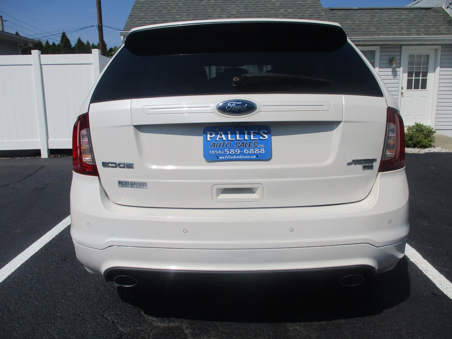 2013 WHITE Ford Edge Sport AWD (2FMDK4AKXDB) with an 3.7L V6 DOHC 24V engine, 6A transmission, located at 540a Delsea Drive, Sewell, NJ, 08080, (987) 867-5309, 39.752560, -75.111206- Photo#3