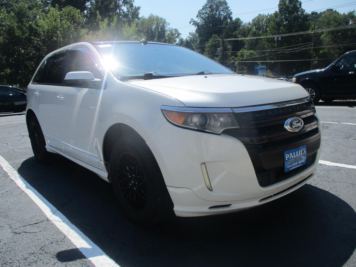 2013 WHITE Ford Edge Sport AWD (2FMDK4AKXDB) with an 3.7L V6 DOHC 24V engine, 6A transmission, located at 540a Delsea Drive, Sewell, NJ, 08080, (987) 867-5309, 39.752560, -75.111206- Photo#7