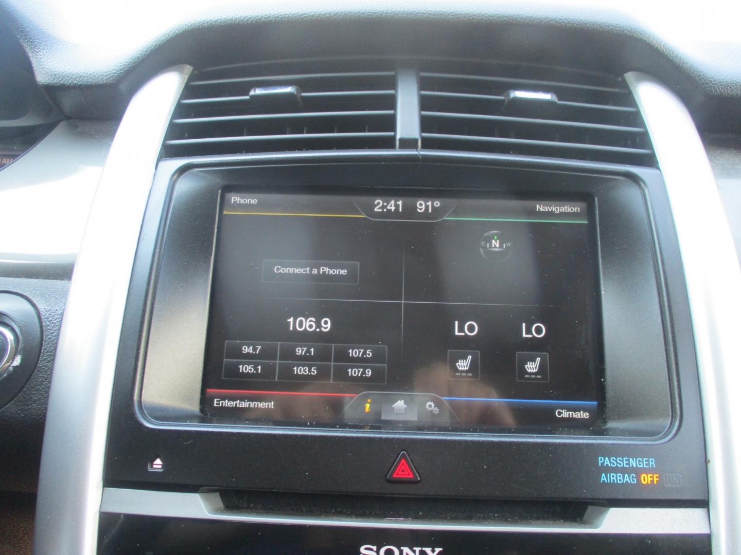 2013 WHITE Ford Edge Sport AWD (2FMDK4AKXDB) with an 3.7L V6 DOHC 24V engine, 6A transmission, located at 540a Delsea Drive, Sewell, NJ, 08080, (987) 867-5309, 39.752560, -75.111206- Photo#20