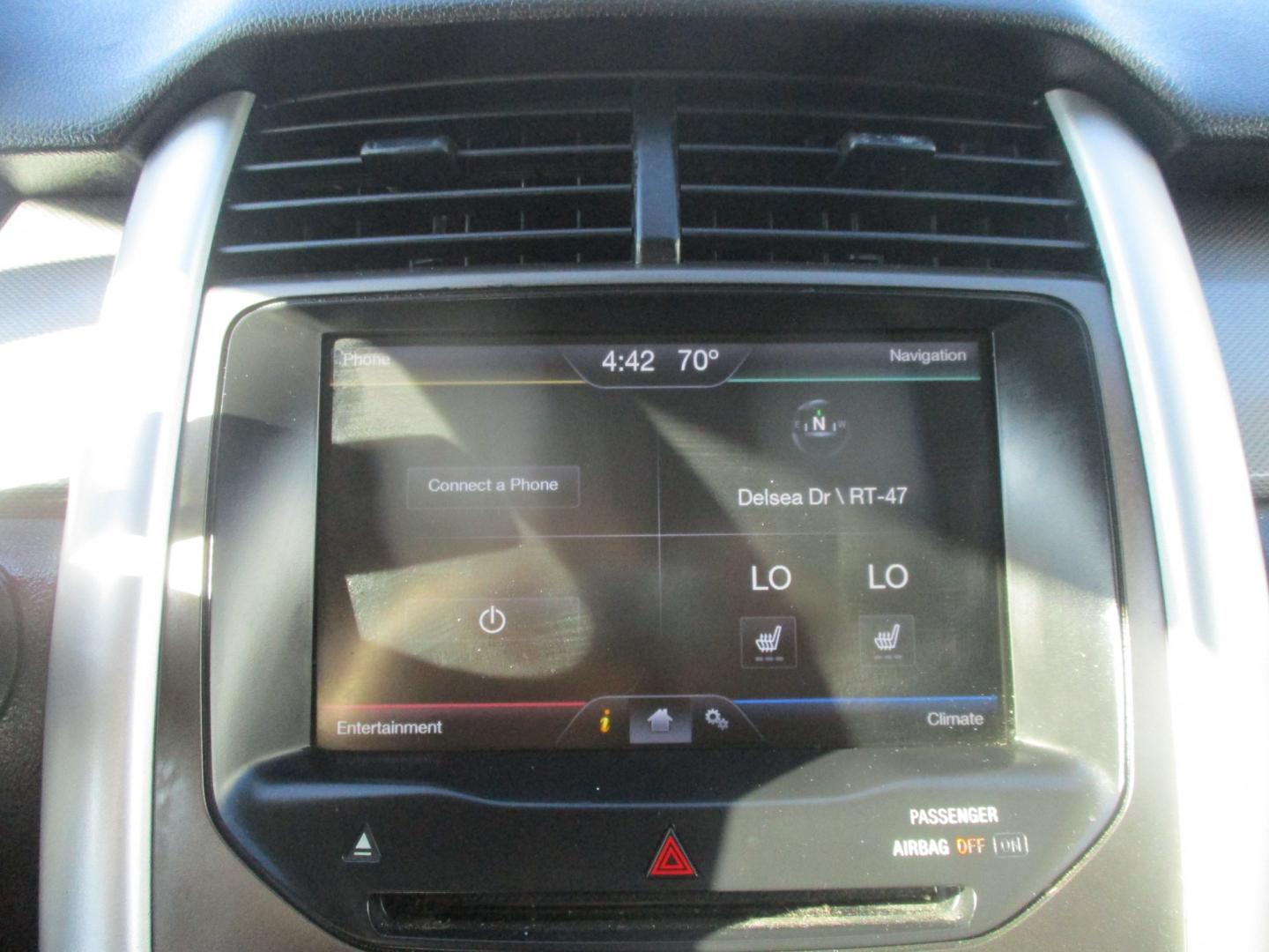 2013 SILVER Ford Edge SEL AWD (2FMDK4JC9DB) with an 3.5L V6 DOHC 24V engine, 6A transmission, located at 540a Delsea Drive, Sewell, NJ, 08080, (987) 867-5309, 39.752560, -75.111206- Photo#21
