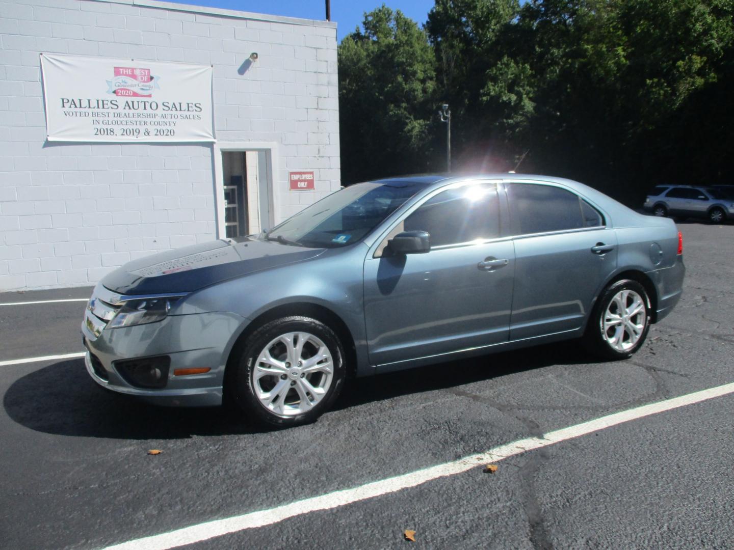 2012 BLUE Ford Fusion SE (3FAHP0HA9CR) with an 2.5L L4 DOHC 16V engine, located at 540a Delsea Drive, Sewell, NJ, 08080, (987) 867-5309, 39.752560, -75.111206- Photo#1