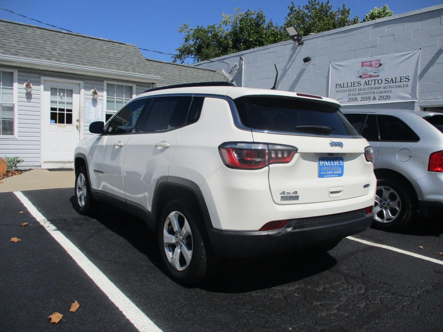 2018 WHITE Jeep Compass Sport 4WD (3C4NJDBB2JT) with an 2.4L L4 DOHC 16V engine, located at 540a Delsea Drive, Sewell, NJ, 08080, (987) 867-5309, 39.752560, -75.111206- Photo#3