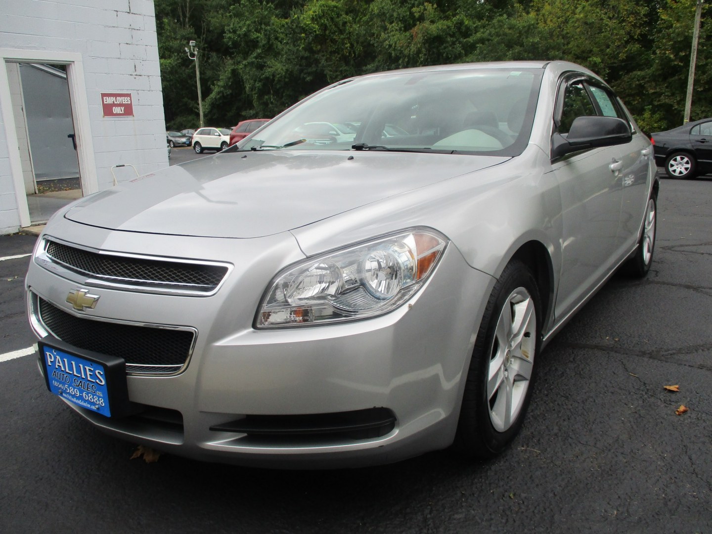 2010 SILVER Chevrolet Malibu LS (1G1ZB5EB8AF) with an 2.4L L4 DOHC 16V engine, 4A OD transmission, located at 540a Delsea Drive, Sewell, NJ, 08080, (987) 867-5309, 39.752560, -75.111206- Photo#0