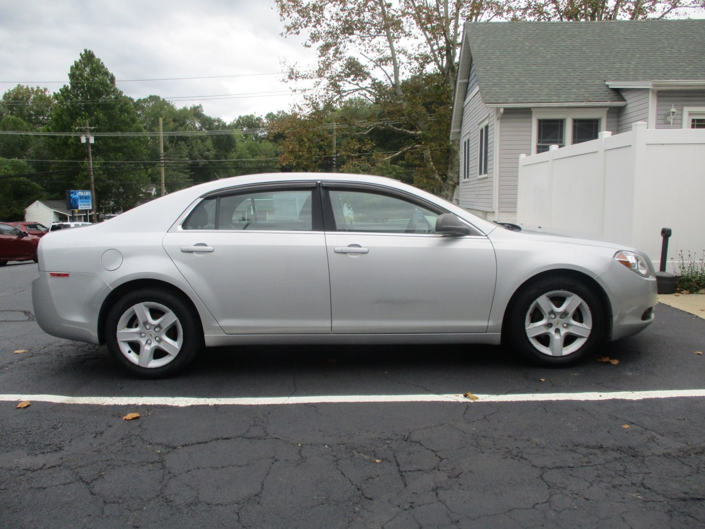 2010 SILVER Chevrolet Malibu LS (1G1ZB5EB8AF) with an 2.4L L4 DOHC 16V engine, 4A OD transmission, located at 540a Delsea Drive, Sewell, NJ, 08080, (987) 867-5309, 39.752560, -75.111206- Photo#6