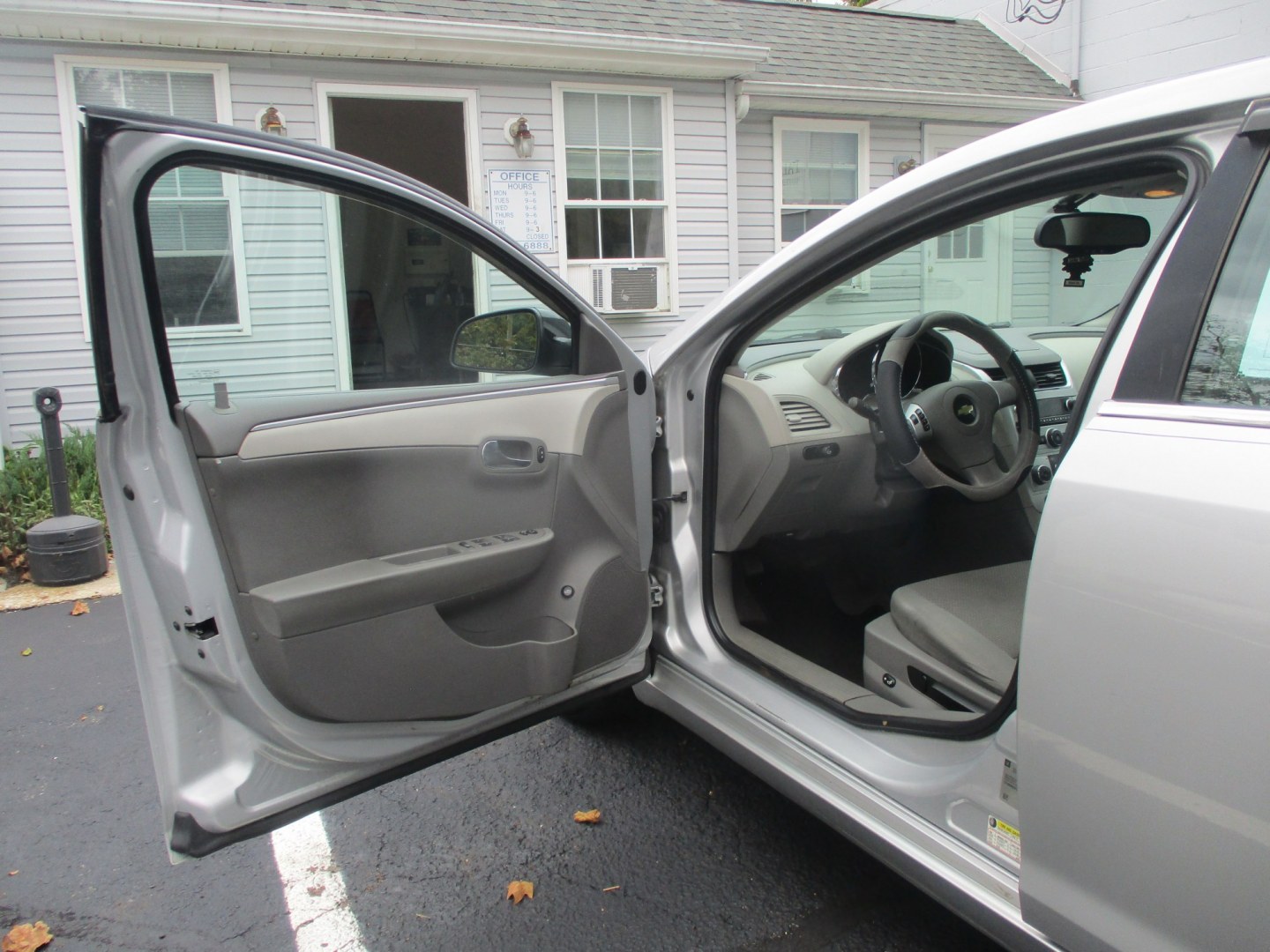 2010 SILVER Chevrolet Malibu LS (1G1ZB5EB8AF) with an 2.4L L4 DOHC 16V engine, 4A OD transmission, located at 540a Delsea Drive, Sewell, NJ, 08080, (987) 867-5309, 39.752560, -75.111206- Photo#9
