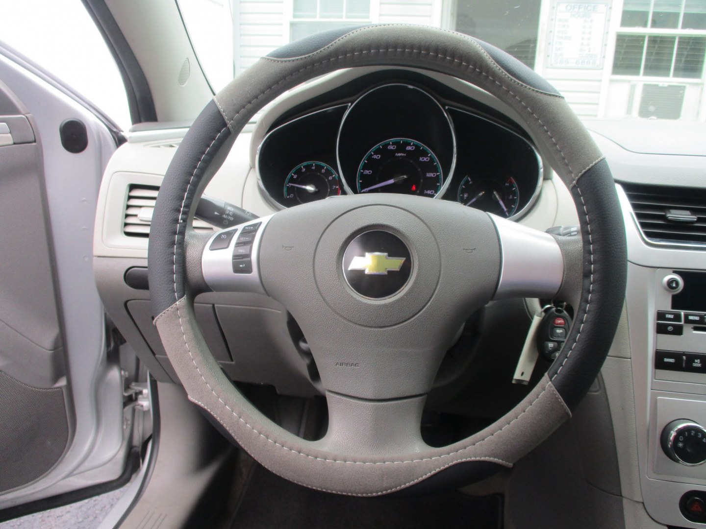 2010 SILVER Chevrolet Malibu LS (1G1ZB5EB8AF) with an 2.4L L4 DOHC 16V engine, 4A OD transmission, located at 540a Delsea Drive, Sewell, NJ, 08080, (987) 867-5309, 39.752560, -75.111206- Photo#15