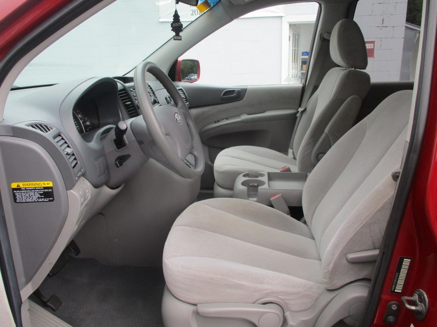 2008 RED Kia Sedona EX LWB (KNDMB233386) with an 3.8L V6 DOHC 24V engine, 5A OD transmission, located at 540a Delsea Drive, Sewell, NJ, 08080, (987) 867-5309, 39.752560, -75.111206- Photo#11