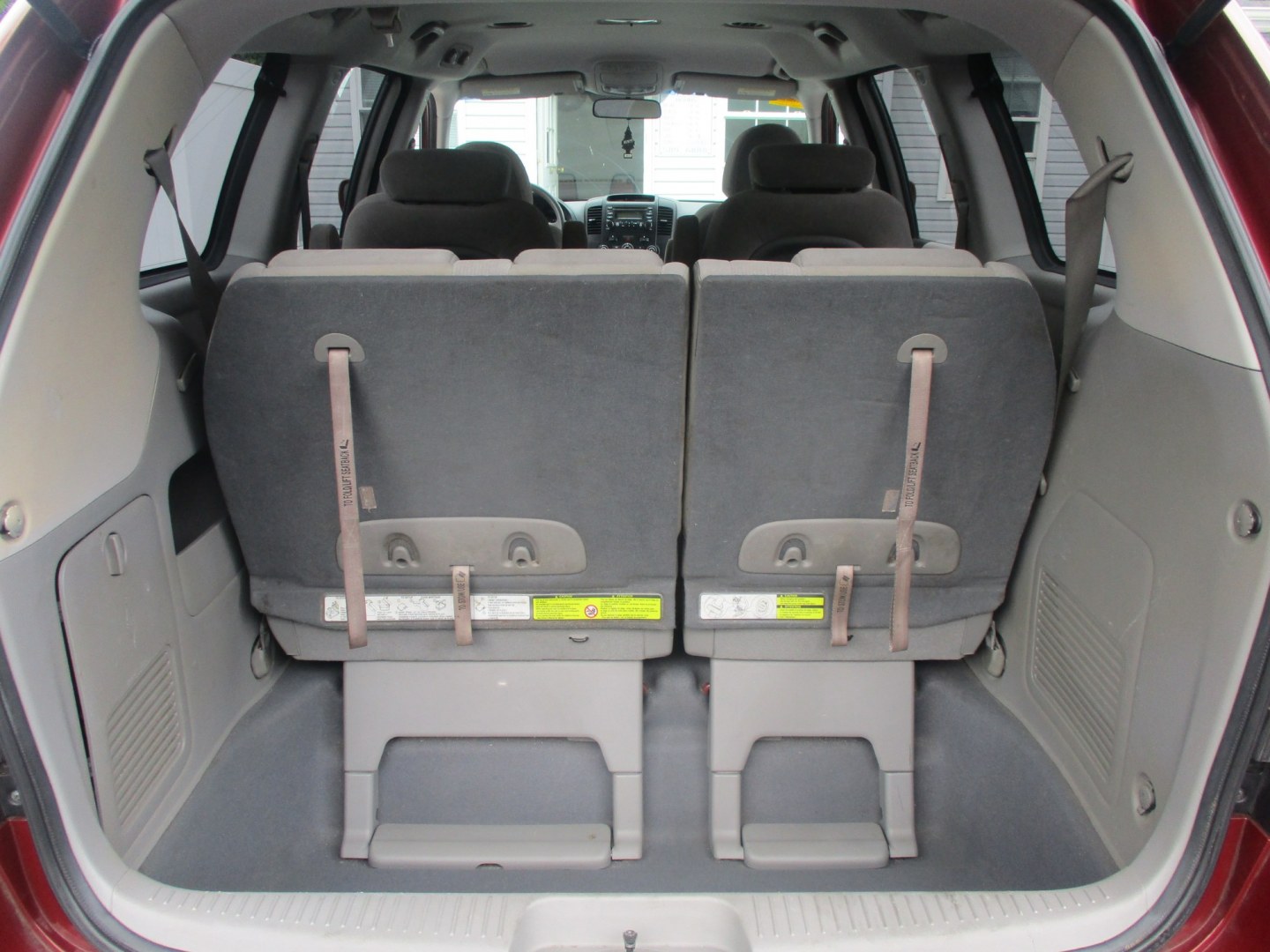 2008 RED Kia Sedona EX LWB (KNDMB233386) with an 3.8L V6 DOHC 24V engine, 5A OD transmission, located at 540a Delsea Drive, Sewell, NJ, 08080, (987) 867-5309, 39.752560, -75.111206- Photo#24