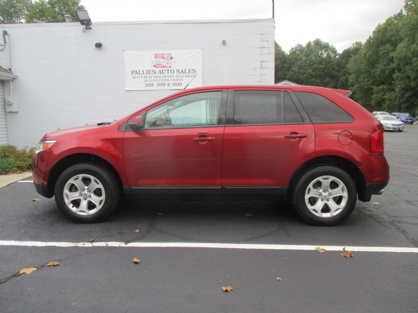 2013 RED Ford Edge SEL AWD (2FMDK4JC7DB) with an 3.5L V6 DOHC 24V engine, 6A transmission, located at 540a Delsea Drive, Sewell, NJ, 08080, (987) 867-5309, 39.752560, -75.111206- Photo#1