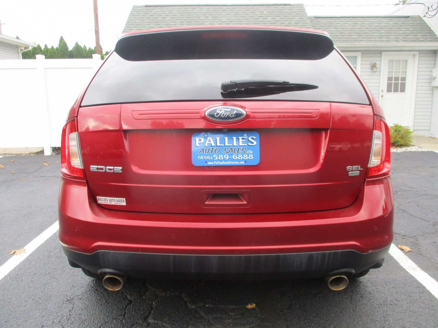 2013 RED Ford Edge SEL AWD (2FMDK4JC7DB) with an 3.5L V6 DOHC 24V engine, 6A transmission, located at 540a Delsea Drive, Sewell, NJ, 08080, (987) 867-5309, 39.752560, -75.111206- Photo#3