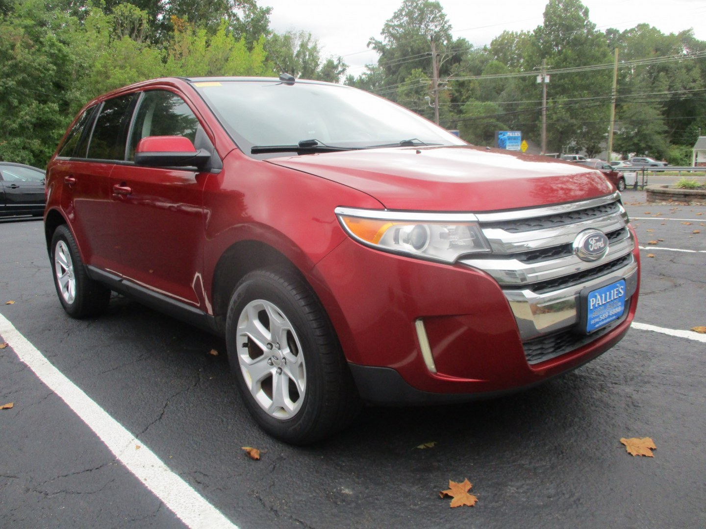 2013 RED Ford Edge SEL AWD (2FMDK4JC7DB) with an 3.5L V6 DOHC 24V engine, 6A transmission, located at 540a Delsea Drive, Sewell, NJ, 08080, (987) 867-5309, 39.752560, -75.111206- Photo#8