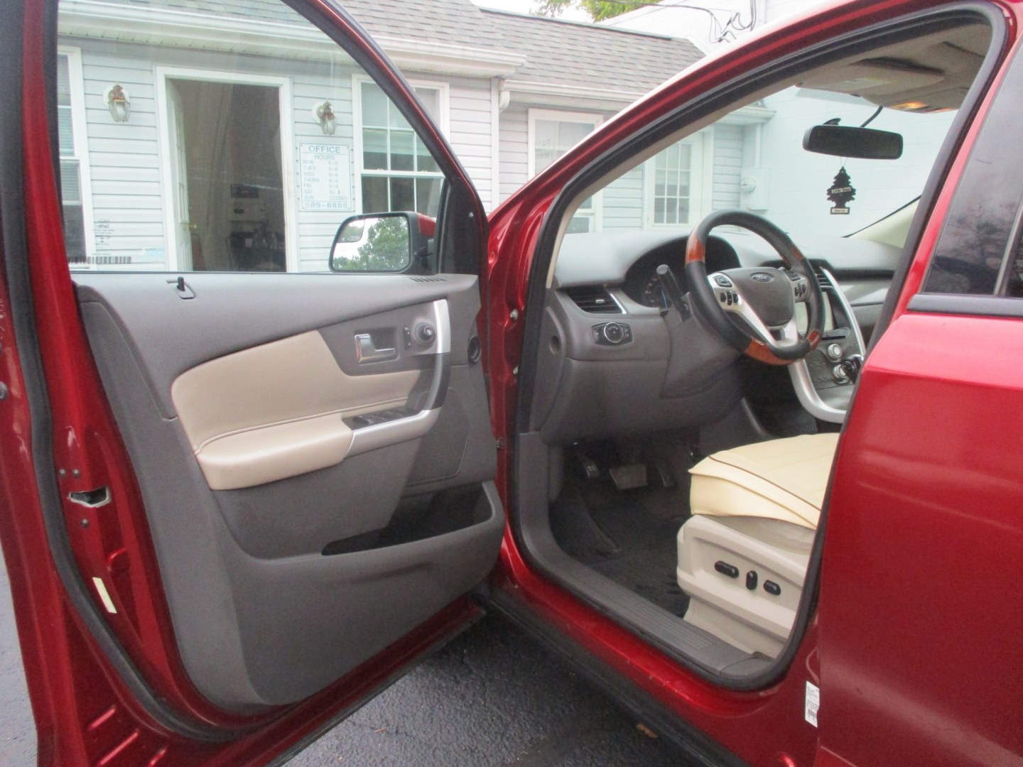 2013 RED Ford Edge SEL AWD (2FMDK4JC7DB) with an 3.5L V6 DOHC 24V engine, 6A transmission, located at 540a Delsea Drive, Sewell, NJ, 08080, (987) 867-5309, 39.752560, -75.111206- Photo#10