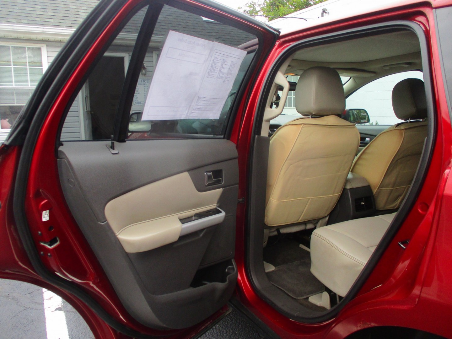 2013 RED Ford Edge SEL AWD (2FMDK4JC7DB) with an 3.5L V6 DOHC 24V engine, 6A transmission, located at 540a Delsea Drive, Sewell, NJ, 08080, (987) 867-5309, 39.752560, -75.111206- Photo#13
