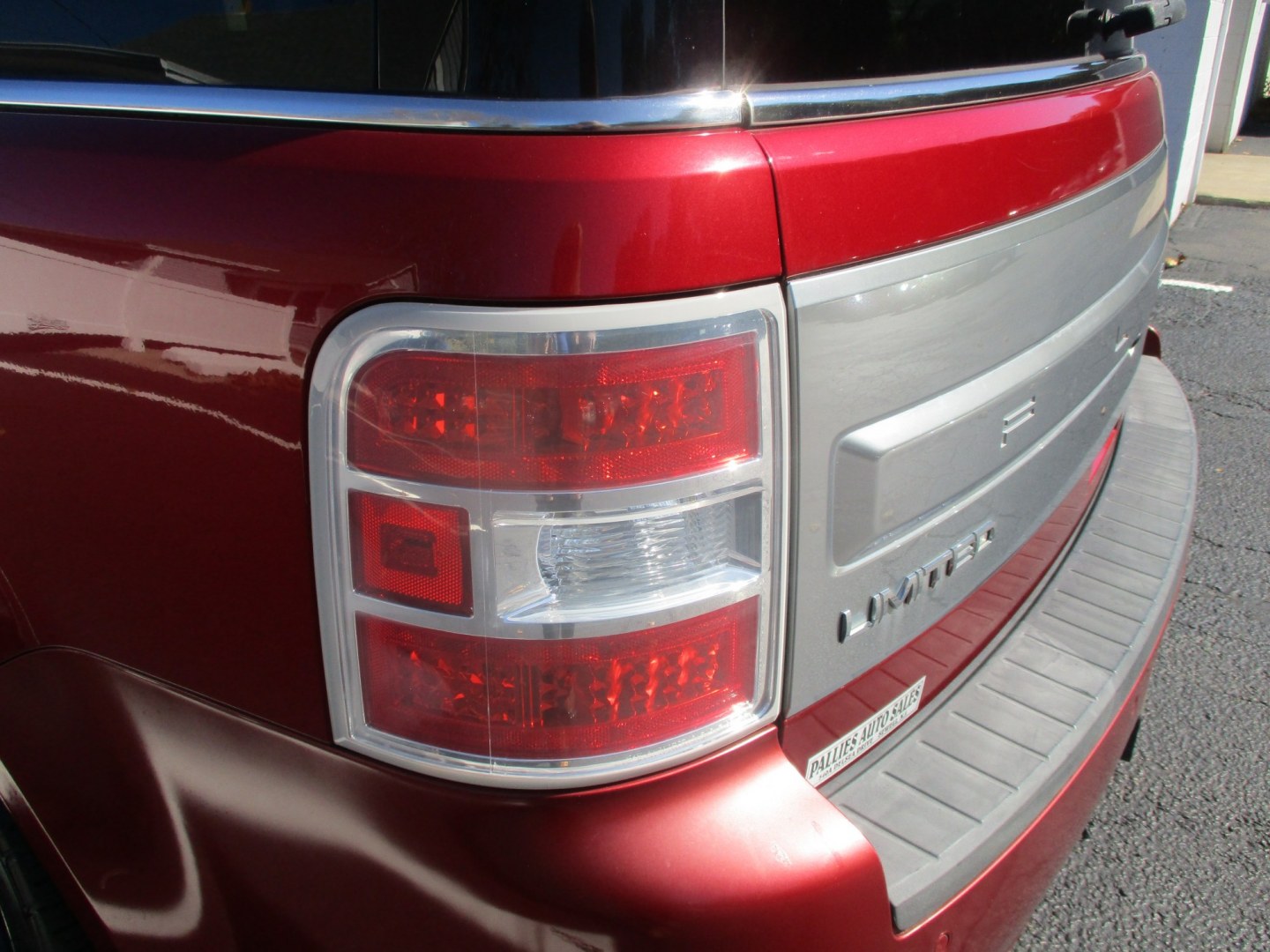 2014 RED Ford Flex Limited AWD w/EcoBoost (2FMHK6DT0EB) with an 3.5L V6 DOHC 24V engine, 6-Speed Automatic Overdrive transmission, located at 540a Delsea Drive, Sewell, NJ, 08080, (987) 867-5309, 39.752560, -75.111206- Photo#4