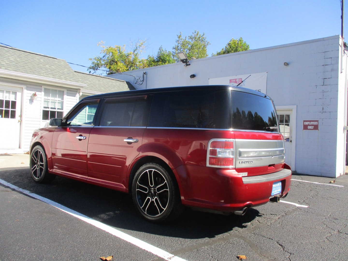 2014 RED Ford Flex Limited AWD w/EcoBoost (2FMHK6DT0EB) with an 3.5L V6 DOHC 24V engine, 6-Speed Automatic Overdrive transmission, located at 540a Delsea Drive, Sewell, NJ, 08080, (987) 867-5309, 39.752560, -75.111206- Photo#3