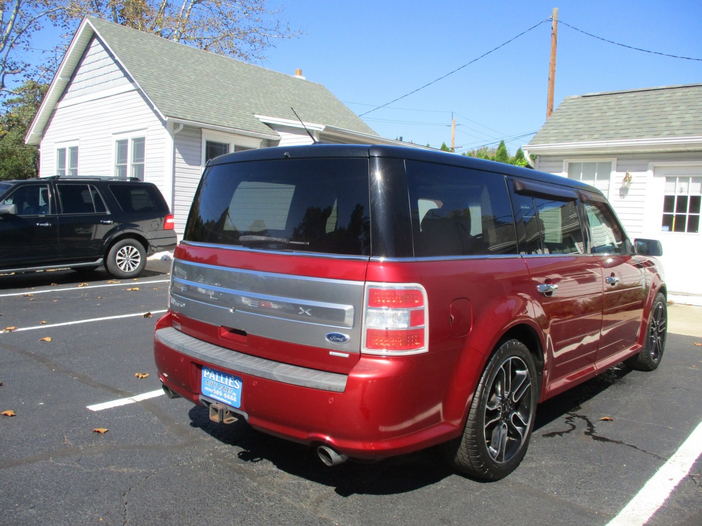 2014 RED Ford Flex Limited AWD w/EcoBoost (2FMHK6DT0EB) with an 3.5L V6 DOHC 24V engine, 6-Speed Automatic Overdrive transmission, located at 540a Delsea Drive, Sewell, NJ, 08080, (987) 867-5309, 39.752560, -75.111206- Photo#7