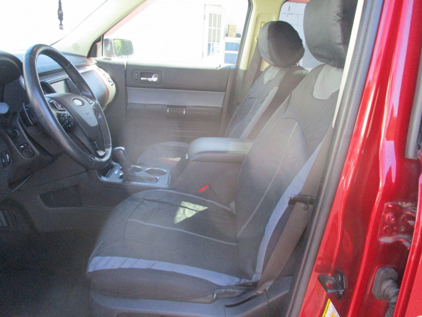 2014 RED Ford Flex Limited AWD w/EcoBoost (2FMHK6DT0EB) with an 3.5L V6 DOHC 24V engine, 6-Speed Automatic Overdrive transmission, located at 540a Delsea Drive, Sewell, NJ, 08080, (987) 867-5309, 39.752560, -75.111206- Photo#11