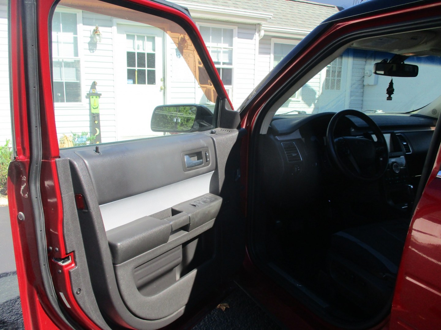 2014 RED Ford Flex Limited AWD w/EcoBoost (2FMHK6DT0EB) with an 3.5L V6 DOHC 24V engine, 6-Speed Automatic Overdrive transmission, located at 540a Delsea Drive, Sewell, NJ, 08080, (987) 867-5309, 39.752560, -75.111206- Photo#13