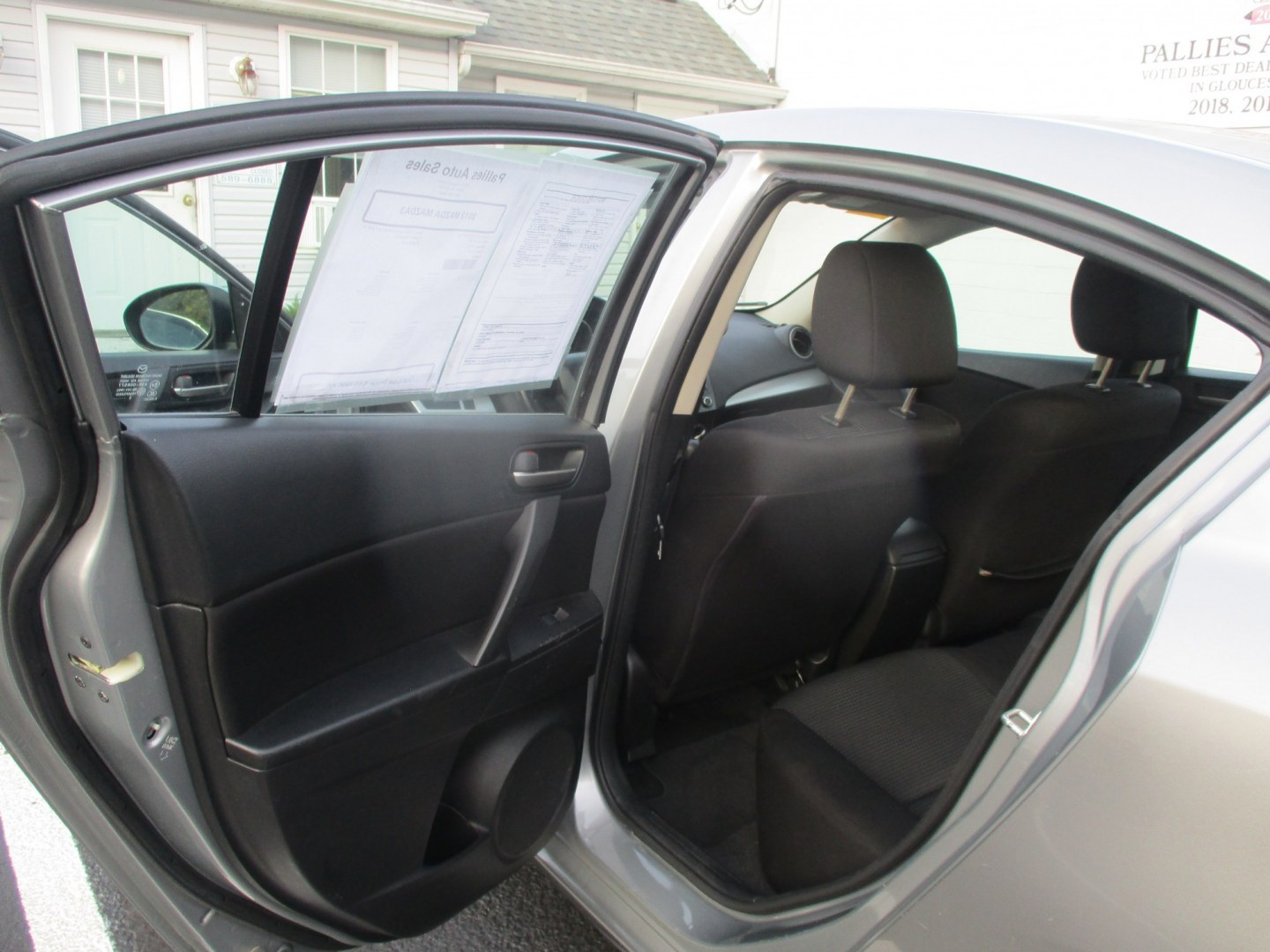 2012 SILVER Mazda MAZDA3 i Sport 4-Door (JM1BL1UGXC1) with an 2.0L L4 DOHC 16V engine, located at 540a Delsea Drive, Sewell, NJ, 08080, (987) 867-5309, 39.752560, -75.111206- Photo#16