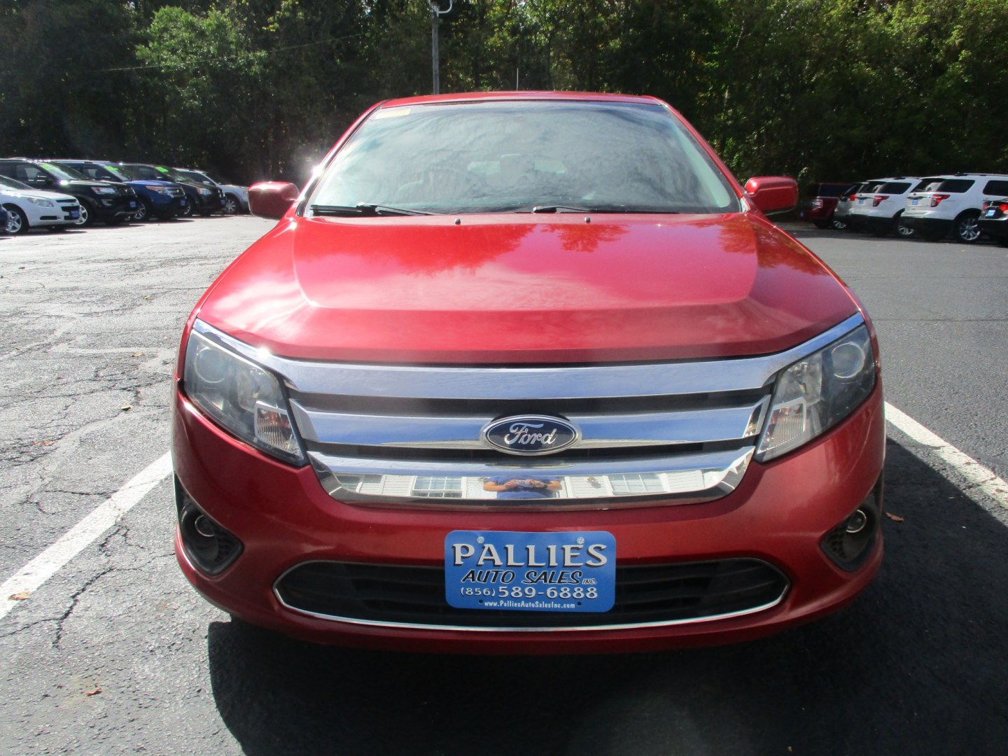2011 RED Ford Fusion I4 SE (3FAHP0HA8BR) with an 2.5L L4 DOHC 16V engine, located at 540a Delsea Drive, Sewell, NJ, 08080, (987) 867-5309, 39.752560, -75.111206- Photo#8