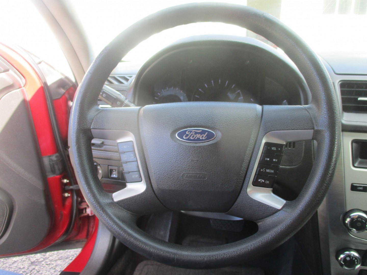 2011 RED Ford Fusion I4 SE (3FAHP0HA8BR) with an 2.5L L4 DOHC 16V engine, located at 540a Delsea Drive, Sewell, NJ, 08080, (987) 867-5309, 39.752560, -75.111206- Photo#15
