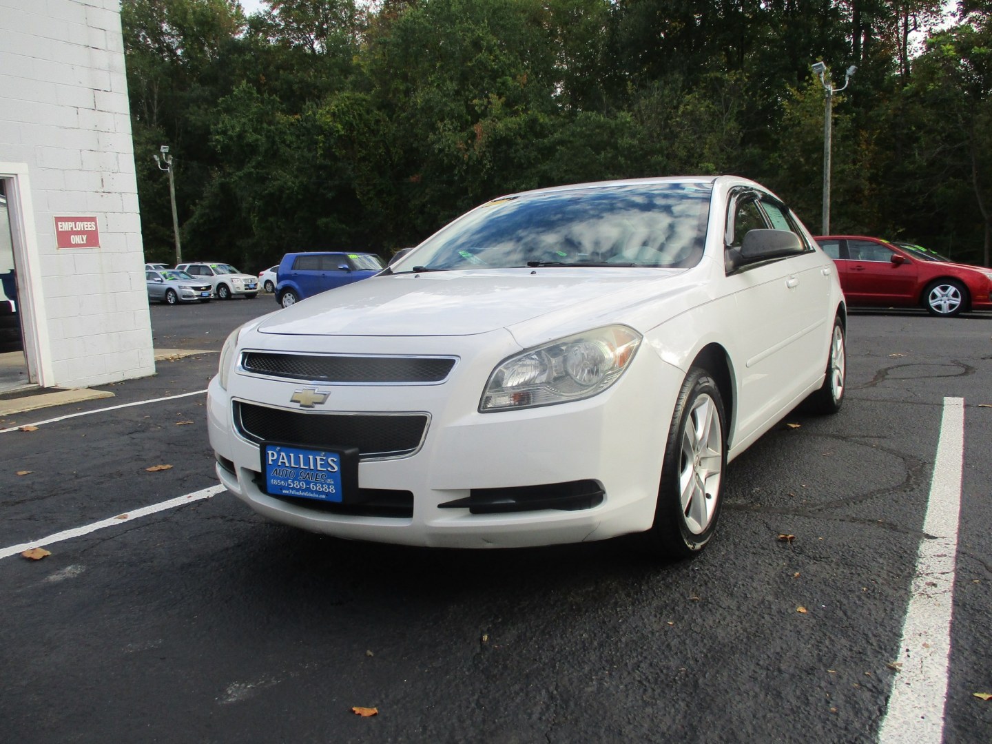 2012 WHITE Chevrolet Malibu LS (1G1ZB5E01CF) with an 2.4L L4 DOHC 16V engine, 6-Speed Automatic transmission, located at 540a Delsea Drive, Sewell, NJ, 08080, (987) 867-5309, 39.752560, -75.111206- Photo#0