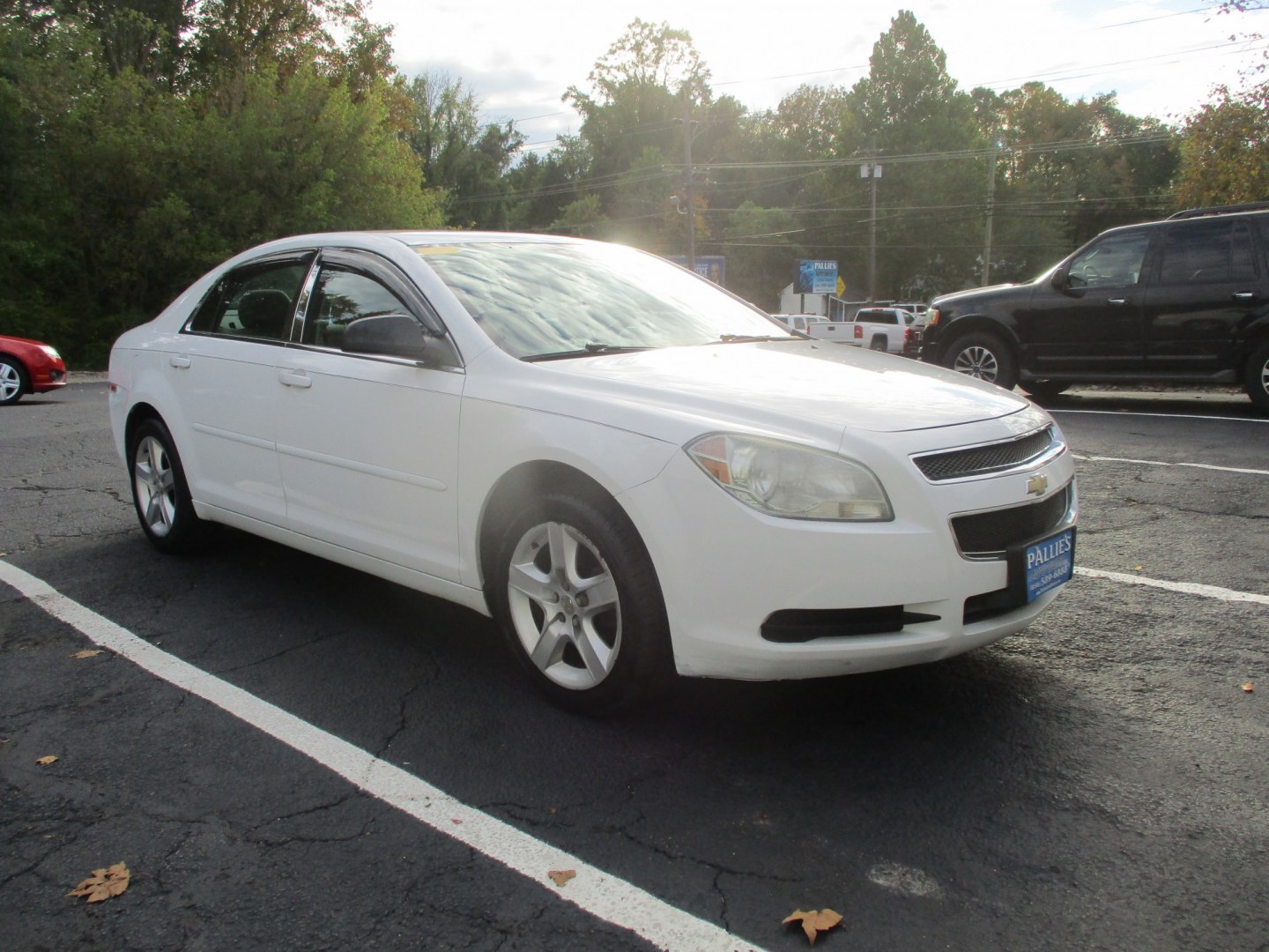 2012 WHITE Chevrolet Malibu LS (1G1ZB5E01CF) with an 2.4L L4 DOHC 16V engine, 6-Speed Automatic transmission, located at 540a Delsea Drive, Sewell, NJ, 08080, (987) 867-5309, 39.752560, -75.111206- Photo#9