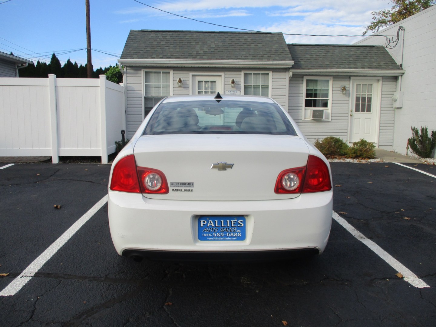 2012 WHITE Chevrolet Malibu LS (1G1ZB5E01CF) with an 2.4L L4 DOHC 16V engine, 6-Speed Automatic transmission, located at 540a Delsea Drive, Sewell, NJ, 08080, (987) 867-5309, 39.752560, -75.111206- Photo#6