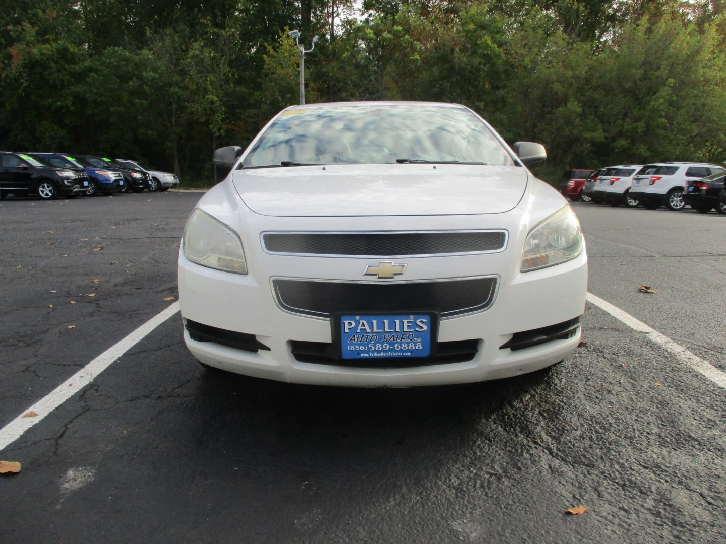 2012 WHITE Chevrolet Malibu LS (1G1ZB5E01CF) with an 2.4L L4 DOHC 16V engine, 6-Speed Automatic transmission, located at 540a Delsea Drive, Sewell, NJ, 08080, (987) 867-5309, 39.752560, -75.111206- Photo#10